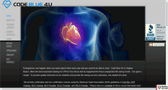 Desktop Screenshot of codeblue4u.com